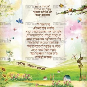 פוסטר ‘אשר יצר’ | ברקע נוף