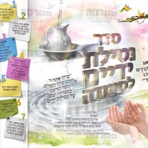 פוסטר ‘על נטילת ידים’ לשון זכר