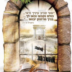 פוסטר ‘חלון השיבנו שאי סביב עיניך’ | חלונות השיבנו