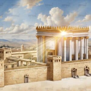 פוסטר ‘לשנה הבאה בירושלים – בית המקדש’