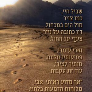 כי אתה עמדי מחולק