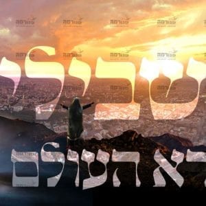 פוסטר ‘בשבילי נברא העולם’
