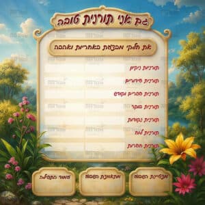 פינת תורניות עין טובה מחודש