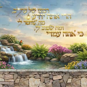 רבונו של עולם במרחב נוף ושמים