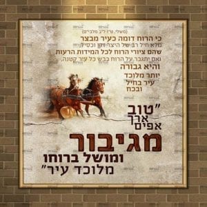 פוסטר ‘איזהו גיבור – טוב ארך אפיים’| שמיטה