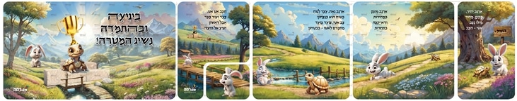 עיצוב קירות בתלמוד תורה, ראשון לציון - פנורמה מהשטח, פרק 2