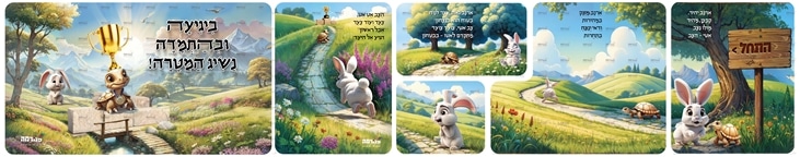 עיצוב קירות בתלמוד תורה, ראשון לציון - פנורמה מהשטח, פרק 2