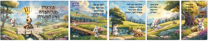עיצוב קירות בתלמוד תורה, ראשון לציון - פנורמה מהשטח, פרק 2