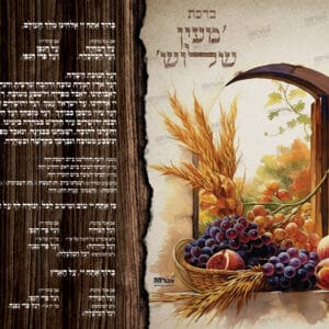 סדר ברכת מעין שלוש // שבט
