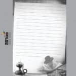 דף רקע הרב שטיינמן DR9141BW A5 ללא כותרת לתצוגה ריבועי