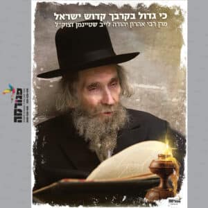 תמונה – הרב שטיינמן זצוק”ל // כסלו